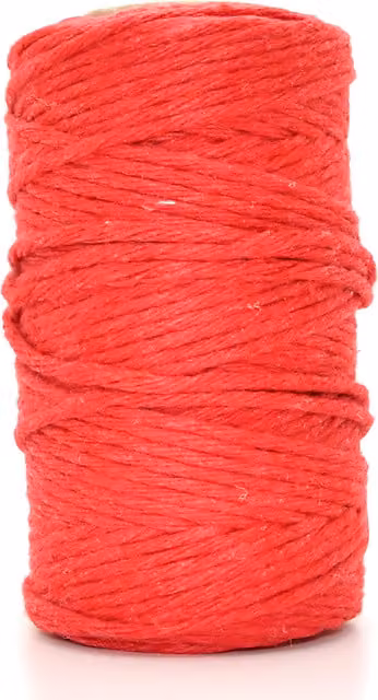 SolaDirect Red Cotton Macrame Cord Twine for Crafting