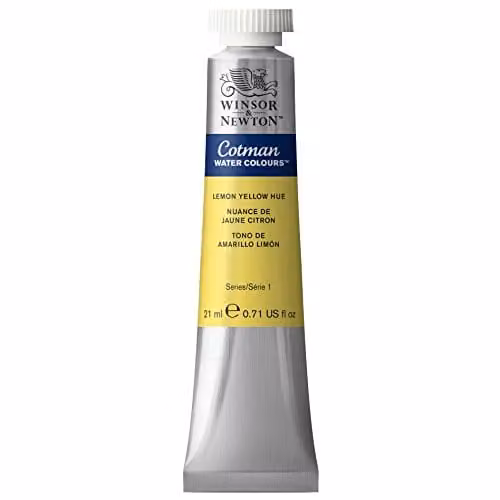 Winsor & Newton Cotman Transparent Yellow Watercolour Paint 21ml – 1