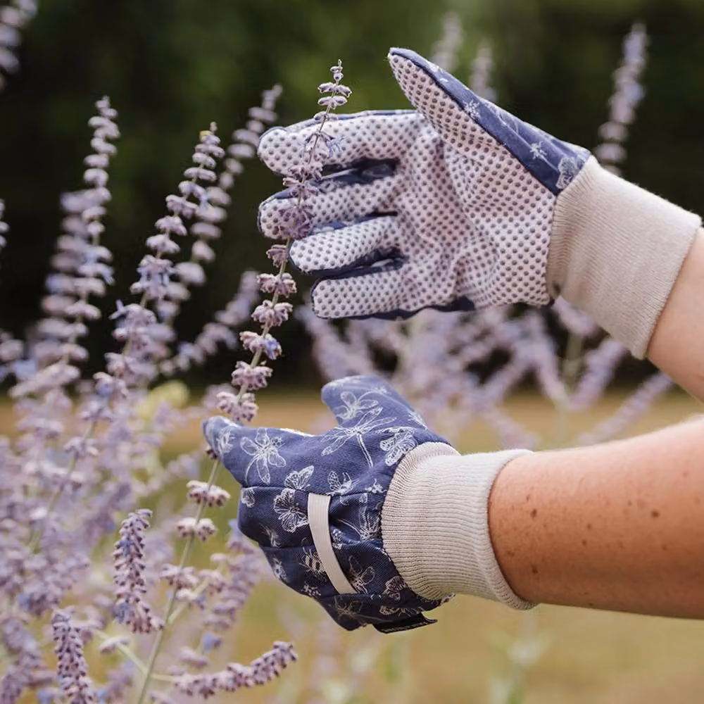 Kent & Stowe Ladies Cotton Gardening Gloves in Purple – 2