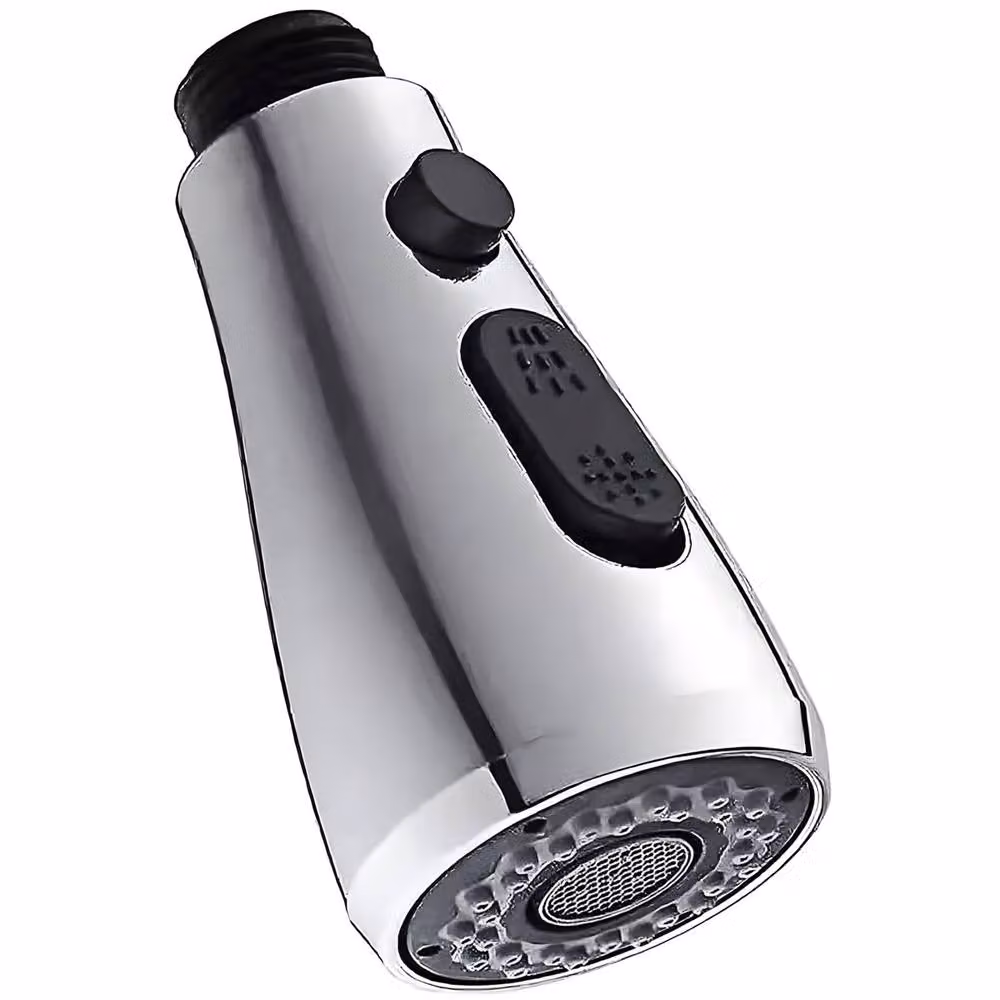 Heable Silver Chrome 2-Function Pull-Out Kitchen Tap Replacement Spray Head – 2