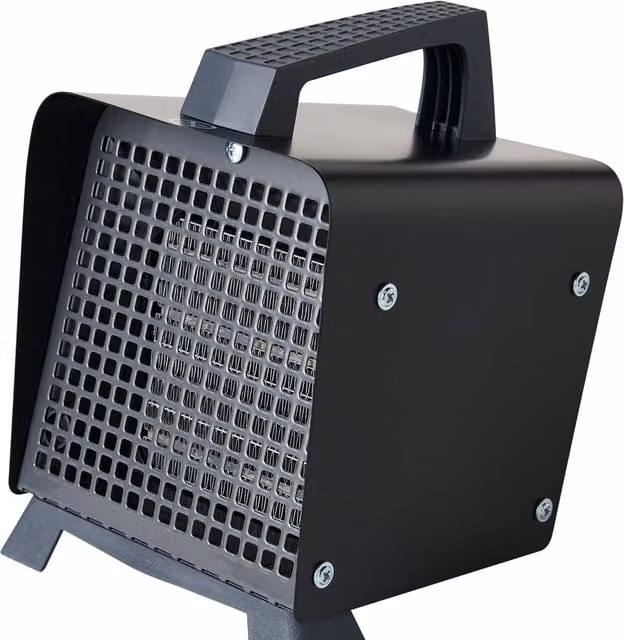 Adam Thermix 2kW Portable PTC Fan Heater in Black