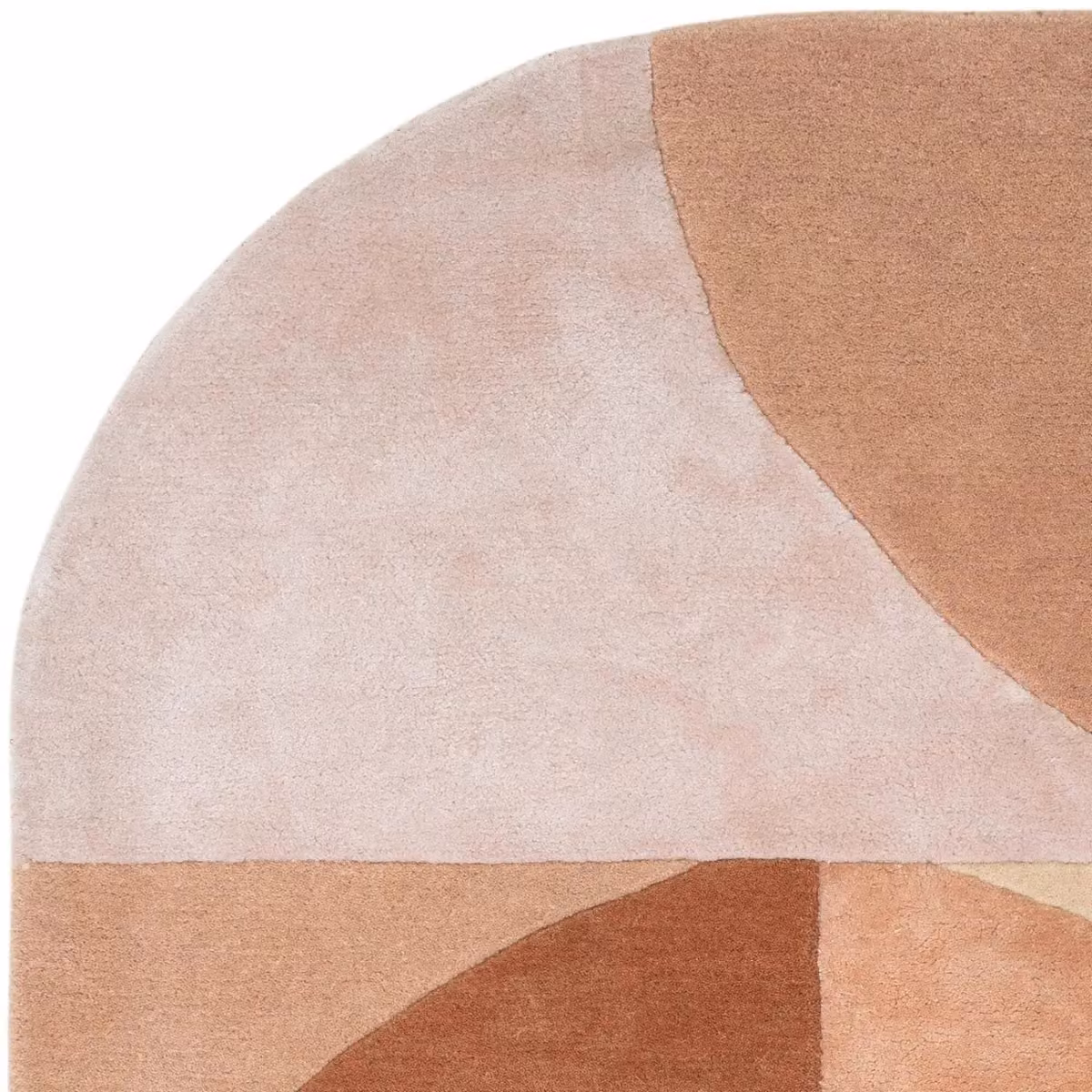 The Rug Shop UK Orange Geometric Abstract Modern Wool and Viscose Rug W: 200 cm, D: 300 cm – 2