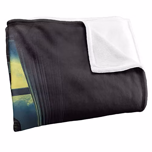 WB 100 Interview With The Vampire Silhouette Silky Touch Super Soft Throw Blanket, White, W: 152 cm, D: 127 cm – 3
