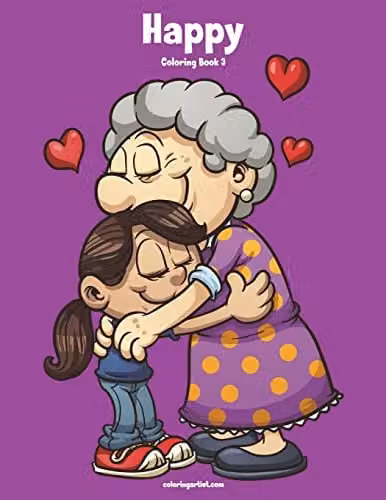 Happy Coloring Book 3: Volume 3 Multicolour Adult Coloring Book by Createspace
