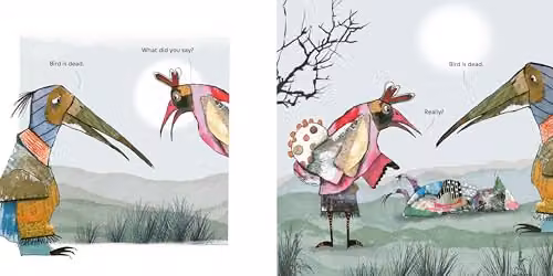 Greystone Kids Bird is Dead Multicolour Paper Book, W: 25.4 cm, H: 25.4 cm, D: 1.905 cm – 2