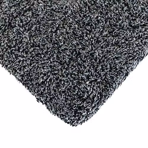 JVL Kensington Grey Rectangular Barrier Doormat, W: 60 cm, D: 90 cm, Machine Washable and Non-Slip – 4