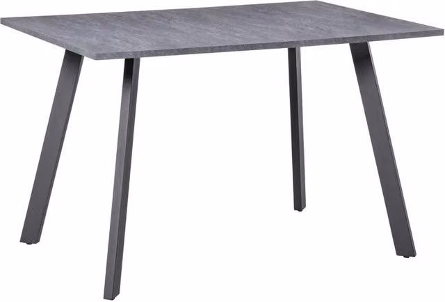 Kelvenix Modern Grey Rectangular Dining Room Table – 1
