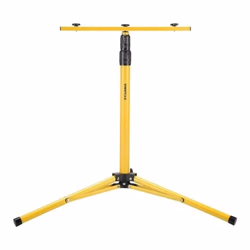Sylvania SylWork Metal Tripod with Mount Bracket in Yellow and Black