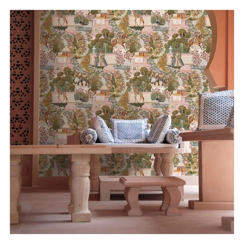 Holden Décor Eastern Horizons Animal Palace Multicolour Oriental Floral and Botanical Wallpaper – 2