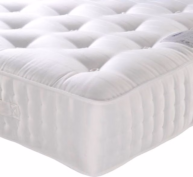 Relyon Ultimate Ortho Support 1500 Extra Firm Pocket Spring Mattress in White, Super King, W/D/H: 200 x 200 x 30 cm