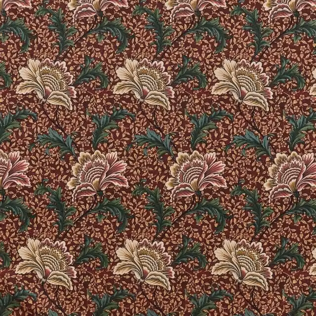 iLiv Winter Garden Fabric in Red