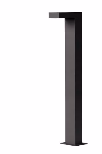 Lucide Texas Modern LED Garden Bollard Light, Aluminium, Black or Anthracite, IP54, Warm White – 1