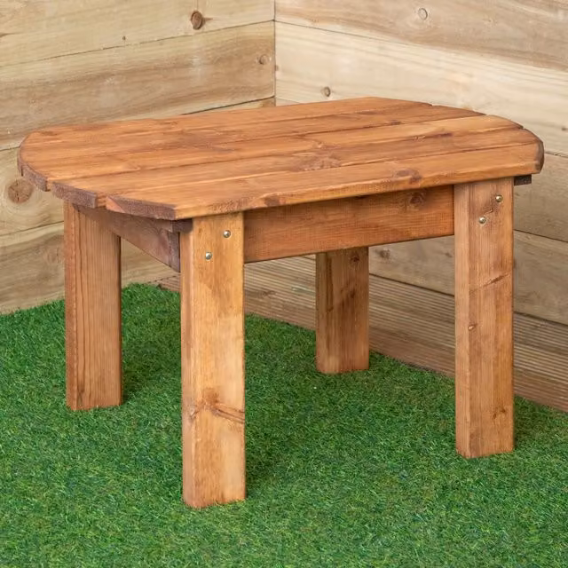 Samuel Alexander Rustic Brown Treated Hardwood Outdoor Coffee Table