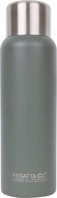 Regatta Thermulate Vacuum Insulated Travel Bottle, 0.75 l, Sage Green and Silver