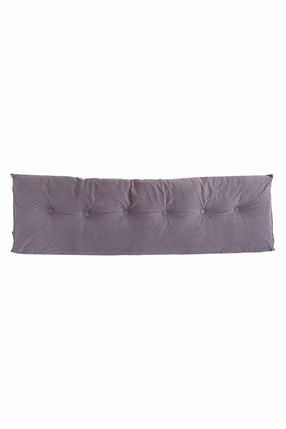 Living and Home Grey Washable Wedge Headboard Pillow with Storage Pocket – 6