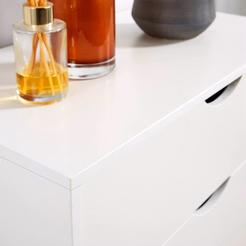 Home Source Boden White Oak Sideboard Chest and TV Stand for Living Room or Bedroom – 2