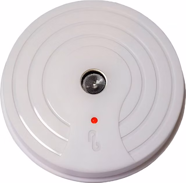 PestBye Battery Operated Ultrasonic Rat and Mouse Repeller, White, Ceiling or Wall Mounted
