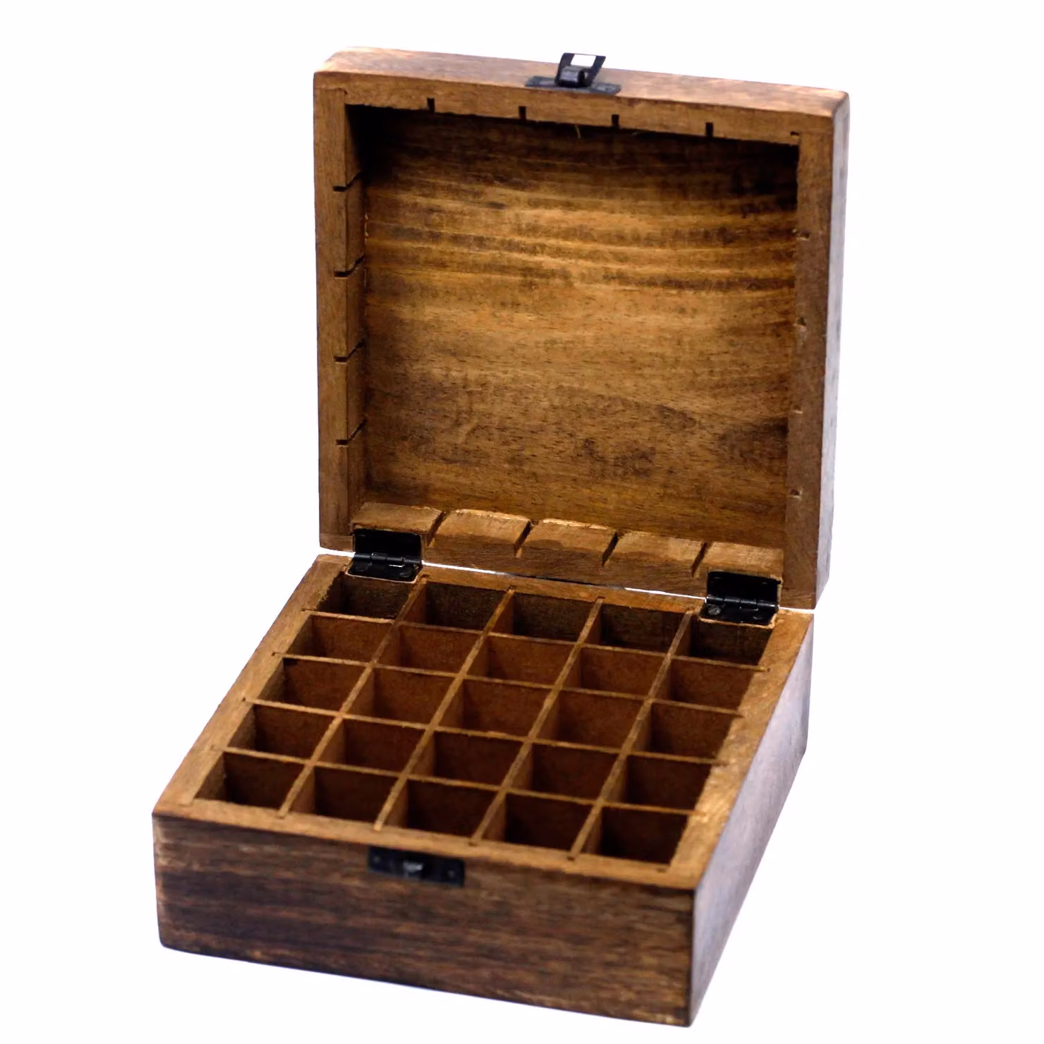 KDMD Mango Aromatherapy Box, Floral, Brown, Holds 25 – 1