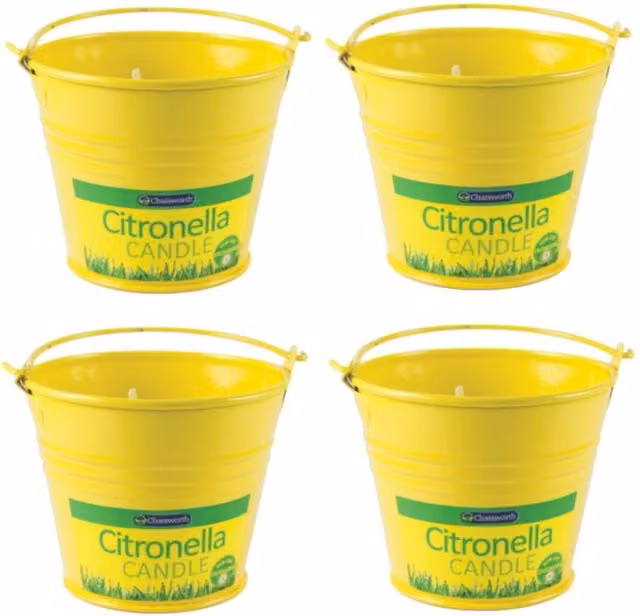 Chatsworth Citronella Bucket Candle in Yellow
