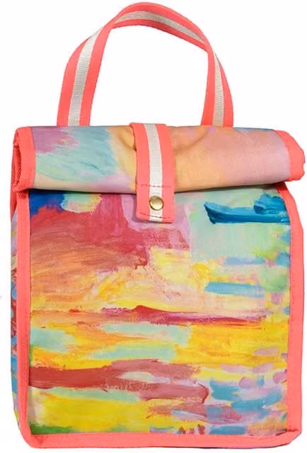 Arthouse Insulated Lunch Bag in Pink and Multicolour