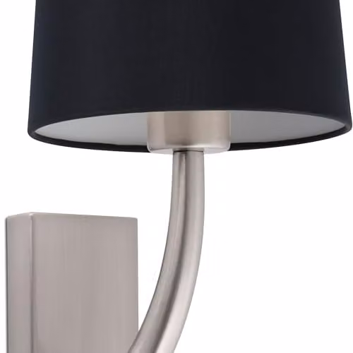 Faro Barcelona REM Modern Wall Sconce in Silver and Black – 2