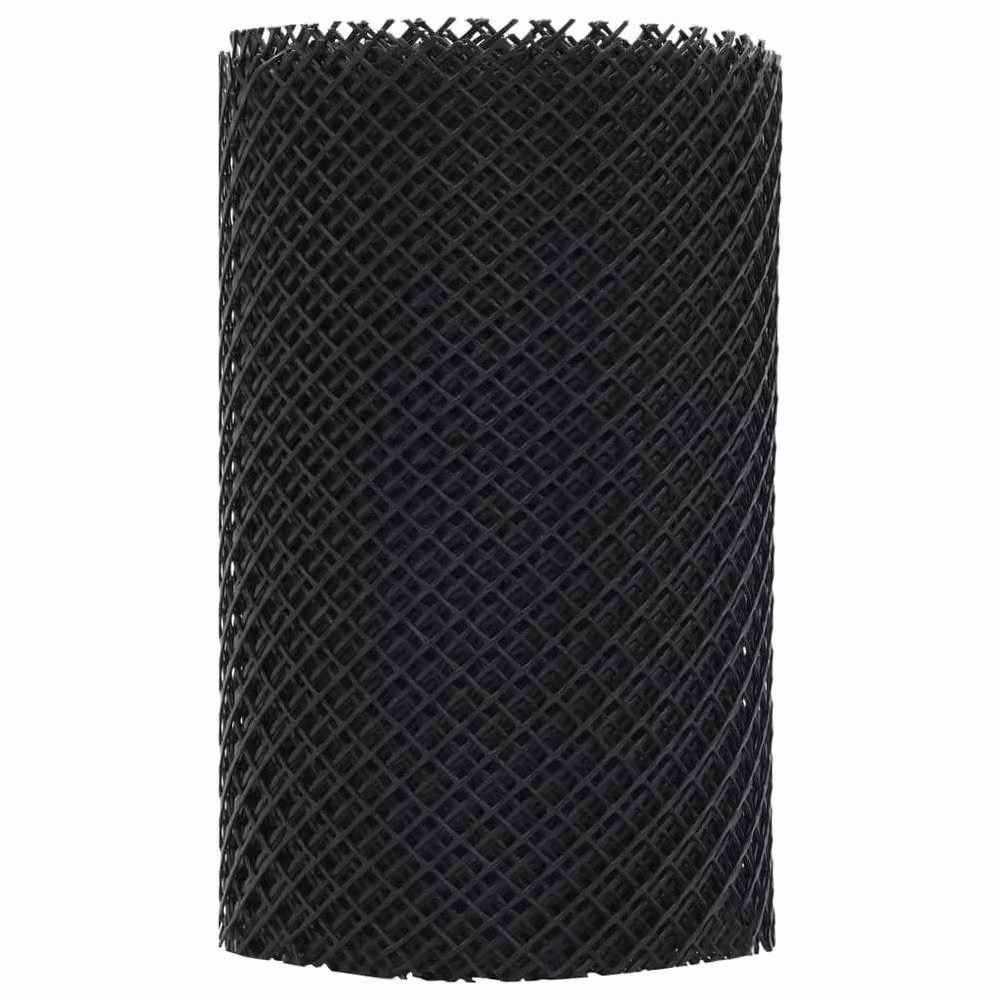 Berkfield Home 4 Piece Gutter Mesh with Clips in Black and Multicolour – 6