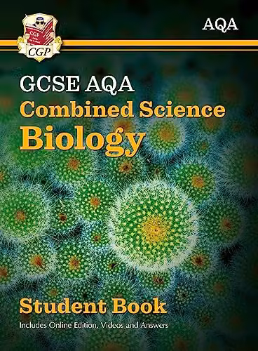 CGP AQA GCSE Combined Science Biology Student Book with Online Edition, Videos and Answers