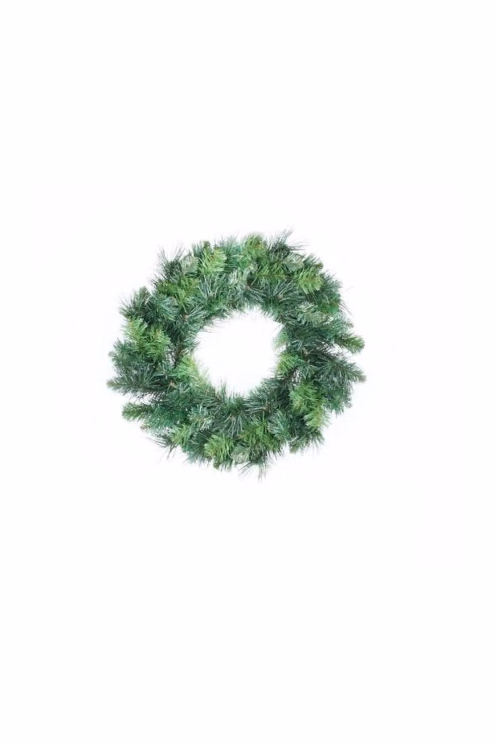 KDMD Deluxe Evergreen Greenery Wreath in Green, Diameter: 40 cm – 2