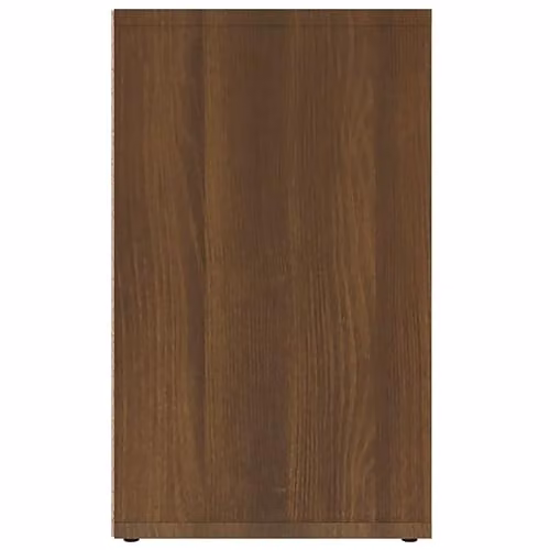 vidaXL Set of 2 Modern Wall-Mounted Shoe Cabinets in Brown, W/D/H: 52.5 x 30 x 50 cm – 4