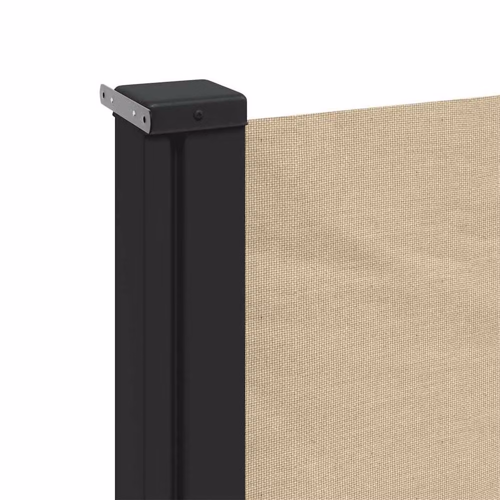 Berkfield Home Retractable Side Awning in Beige, W/H: 500 x 120 cm – 4