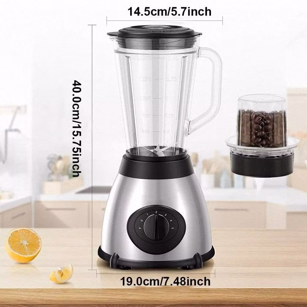 VOGREX Silver Blender Smoothie Maker and Ice Crusher with Pulse Function – 2