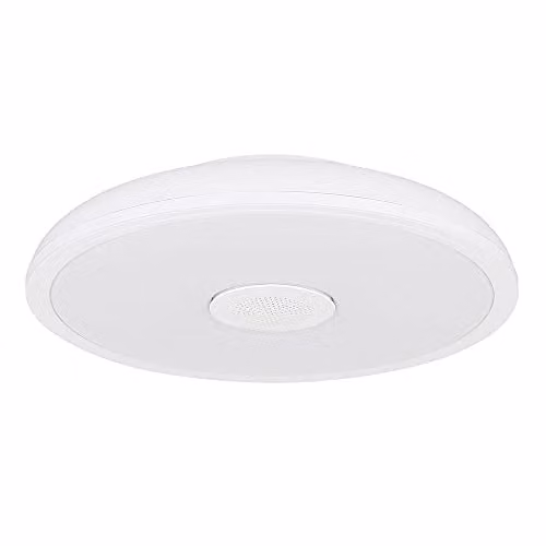 Netlighting Raffy RGBW LED Ring Ceiling Light, White, IP44, Dimmable with Remote Control