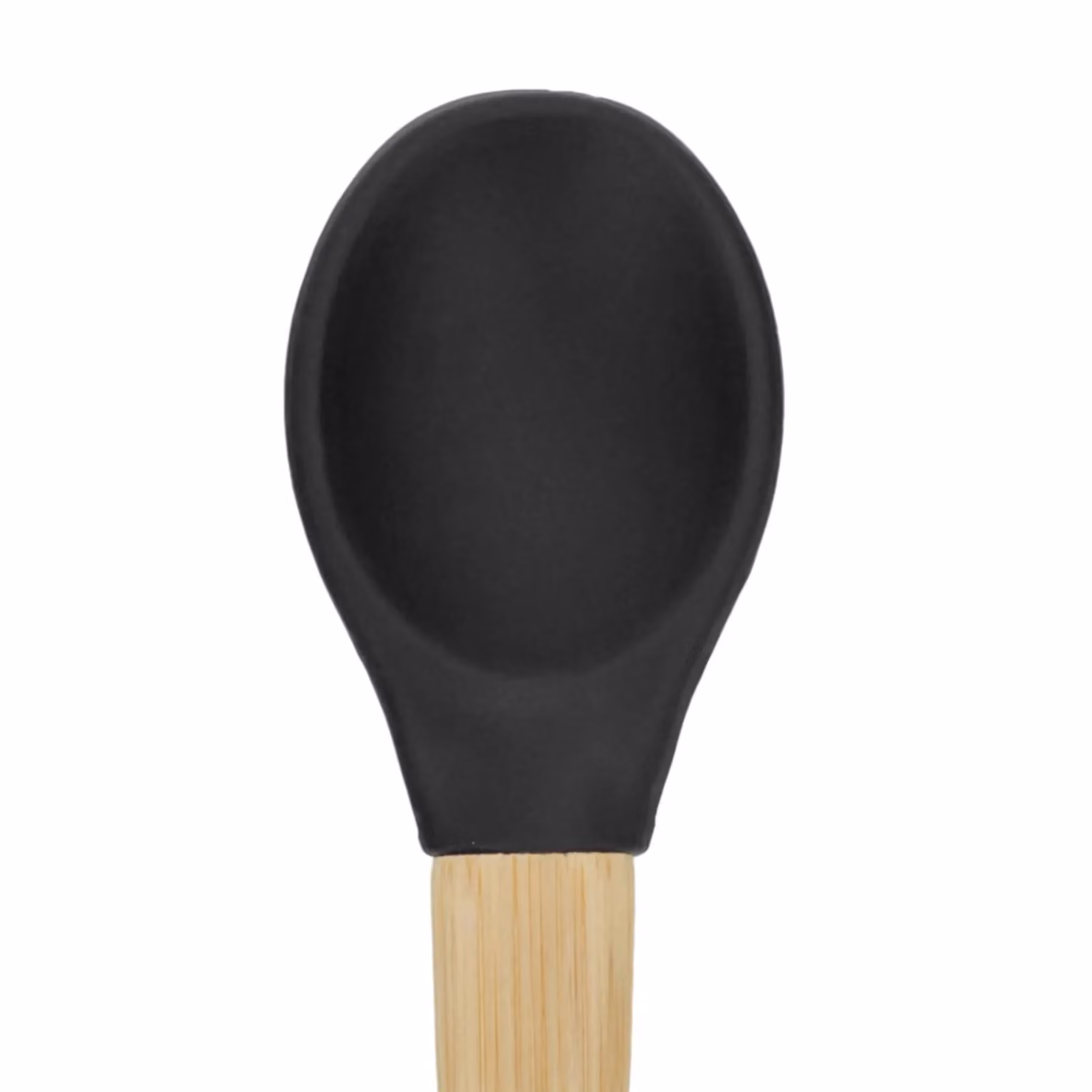 Tiny Dining Bamboo and Silicone Tip Training Spoon for Babies and Toddlers, Black – 2