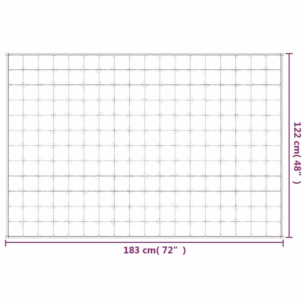 Berkfield Home Grey Weighted Blanket with Glass Beads, W/D/H: 122 x 183 cm, 5 kg – 4