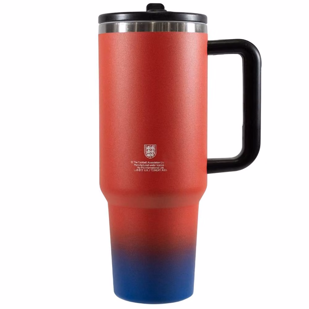 England FA Lionesses 1.2 l Stainless Steel Tumbler in Red, Blue and Black – 2