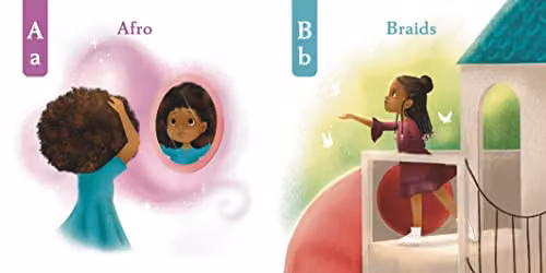 Hair Love ABCs Board Book by Matthew A. Cherry, Puffin, Multicolour – 2