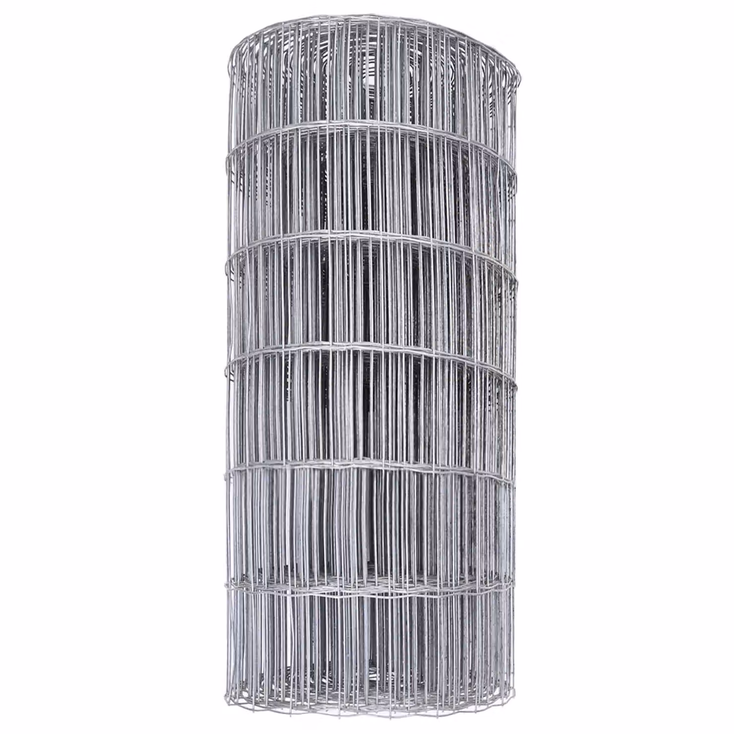 Berkfield Home Euro Fence Galvanised Steel in Silver, W: 60 cm, L: 25 m – 3