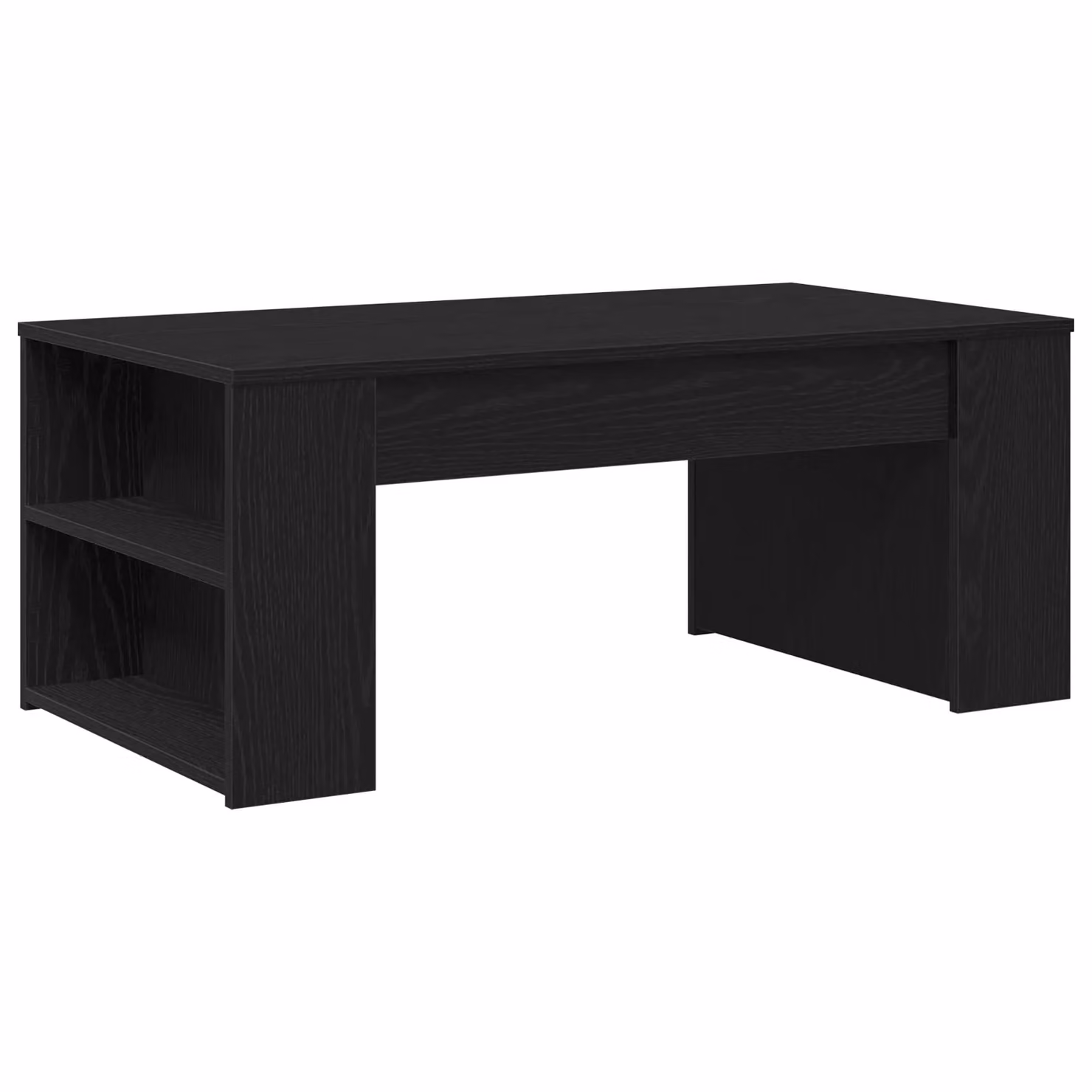 Berkfield Home Black Oak Coffee Table, W/D/H: 102 x 55 x 42 cm – 2