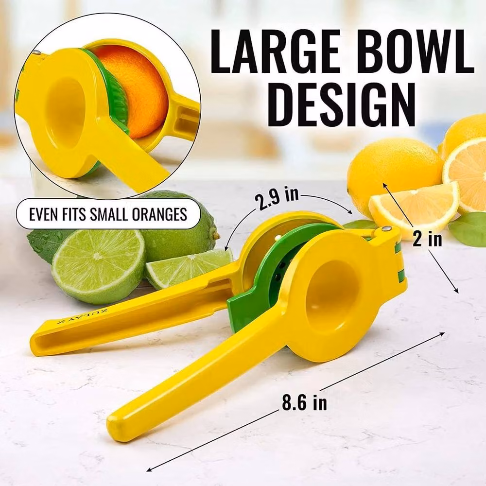 SPETLEK Portable Citrus Juice Extractor and Lemon Lime Squeezer in Yellow, 100g – 2