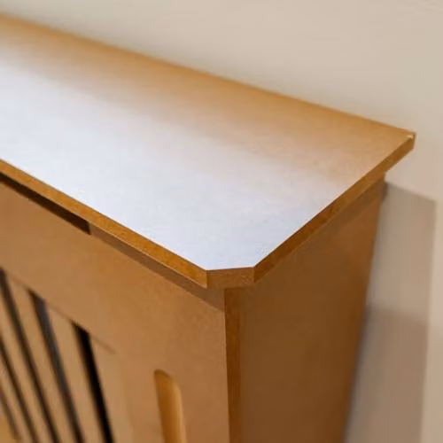 Airwave Vertical Line Style Radiator Cover, Unpainted MDF, Large – 4