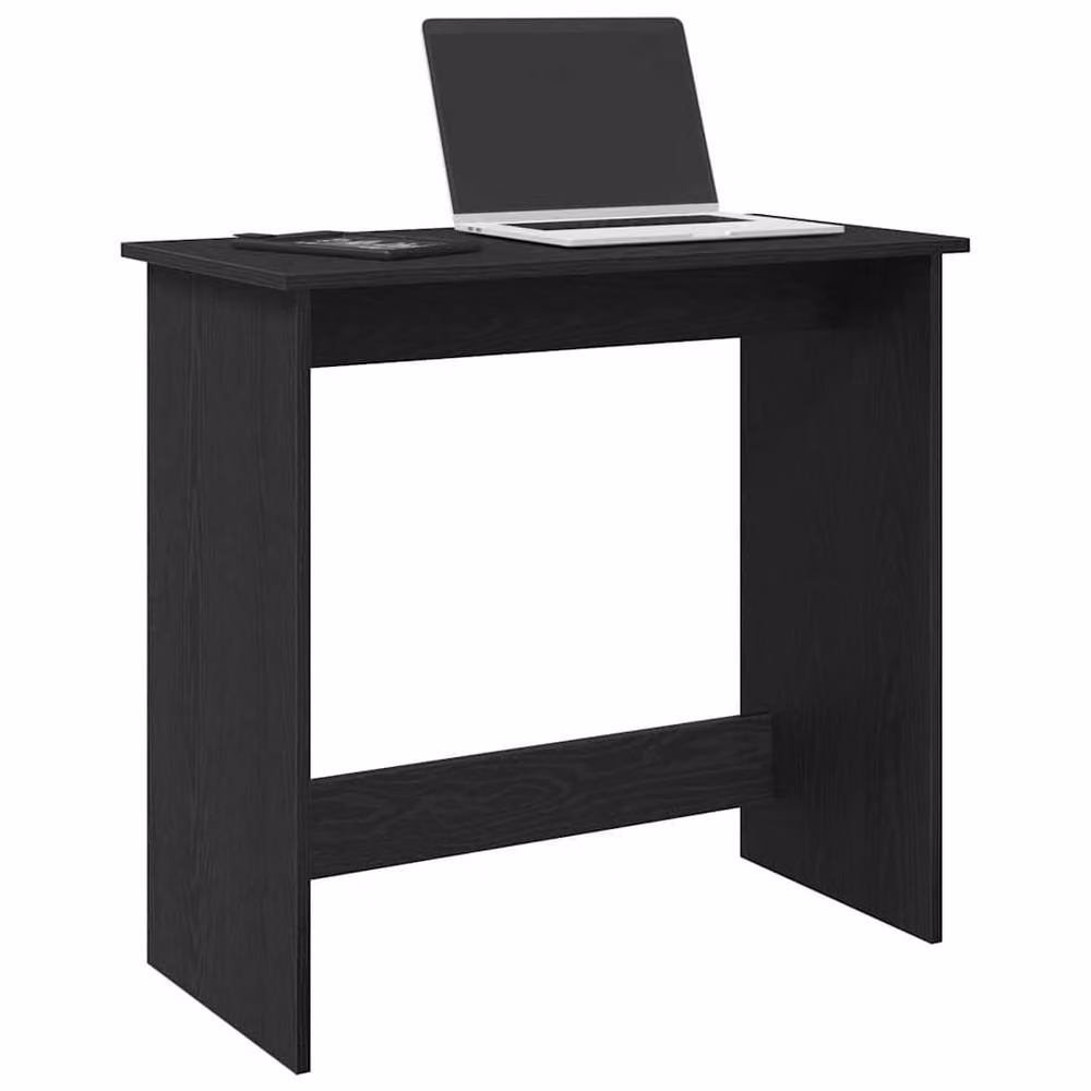 Berkfield Home Modern Black Writing Desk in Engineered Wood, W/D/H: 80 x 40 x 75 cm – 2