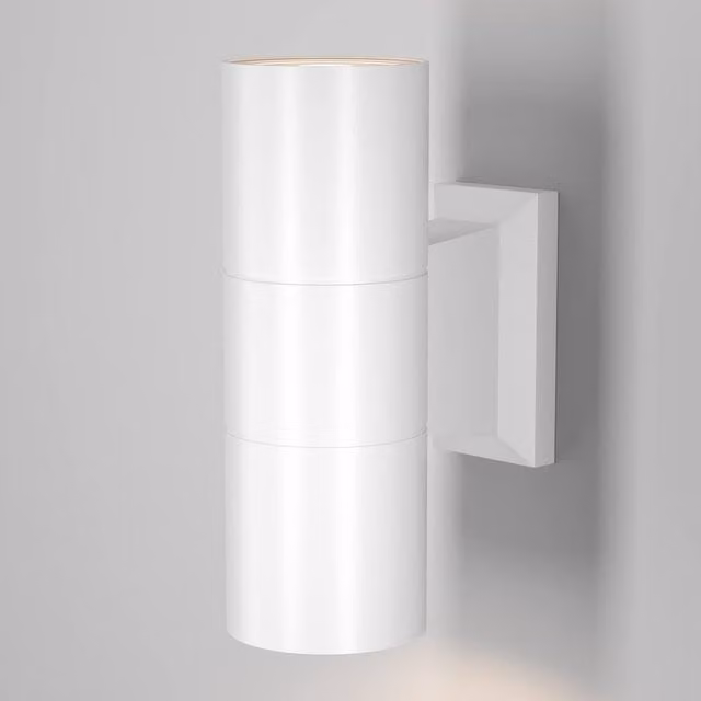 Maytoni Bowery 2 Light Outdoor Up Down Wall Lamp in White, GU10, IP54