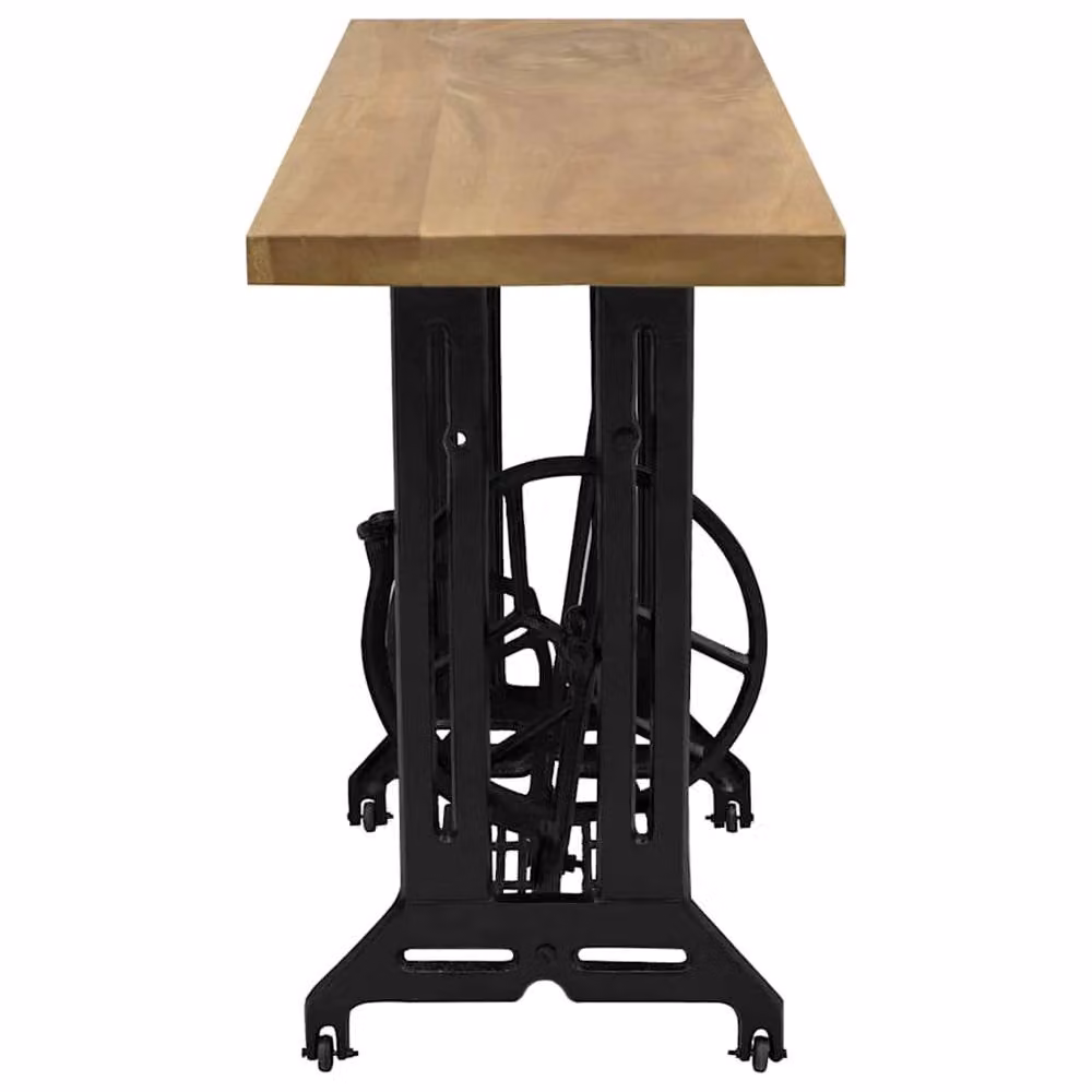 Berkfield Home Sewing Machine Console Table in Brown, W/D/H: 110 x 40 x 75 cm – 2
