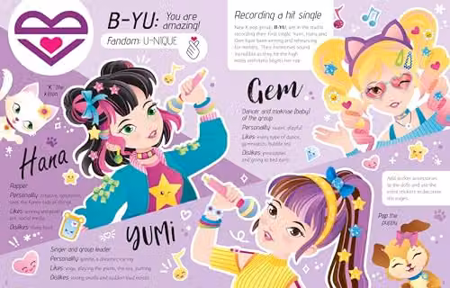 Usborne Sticker Dolly Dressing K-POP Multicolour Paper Sticker Book – 2