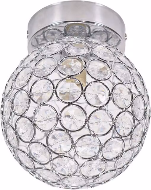 ValueLights Ella Chrome Ceiling Light Fitting