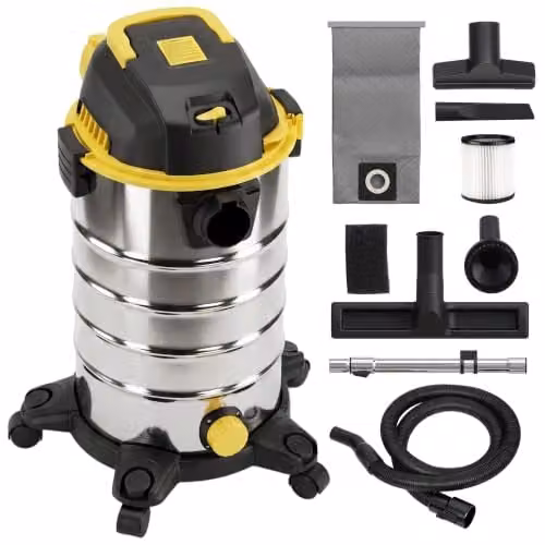 HOMCOM 1400W Vacuum Cleaner with Blowing Function in Silver