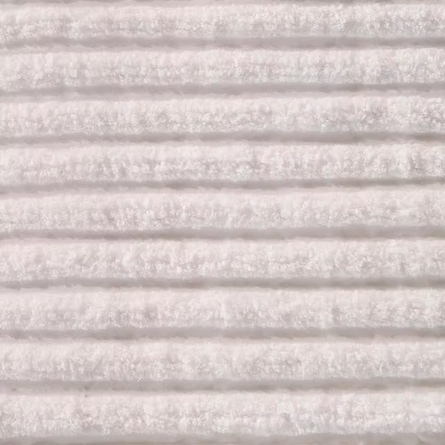 OHS Modern Striped Tufted Duvet Cover Set in White, W/H: 90 x 200 cm