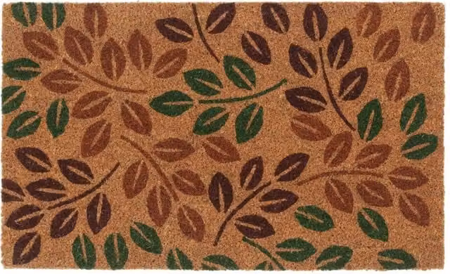 Berkfield Home Brown Tufted Coir Door Mat, W: 45 cm, D: 75 cm