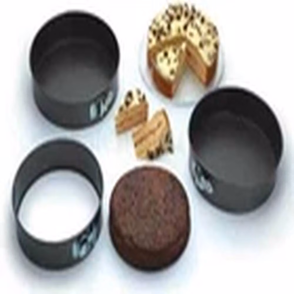 EONLION 3-Piece Non-Stick Round Springform Cake Tin Set in Black – 4