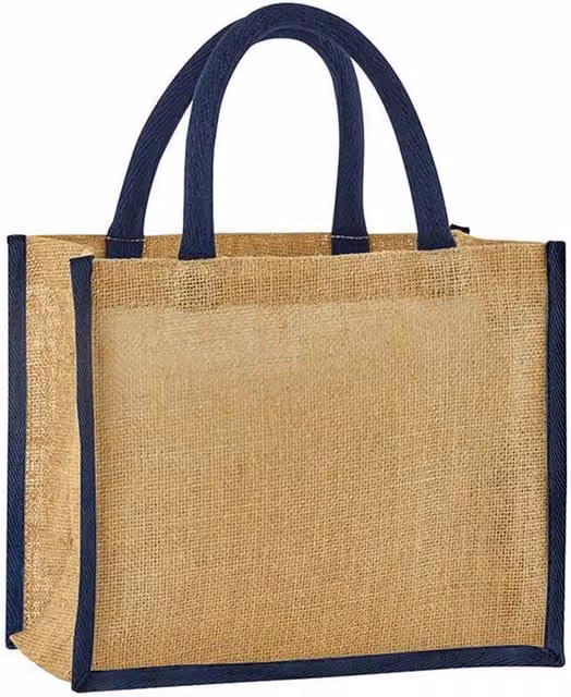 Westford Mill Midi Starched Jute Tote Bag in Beige, 14L – 1